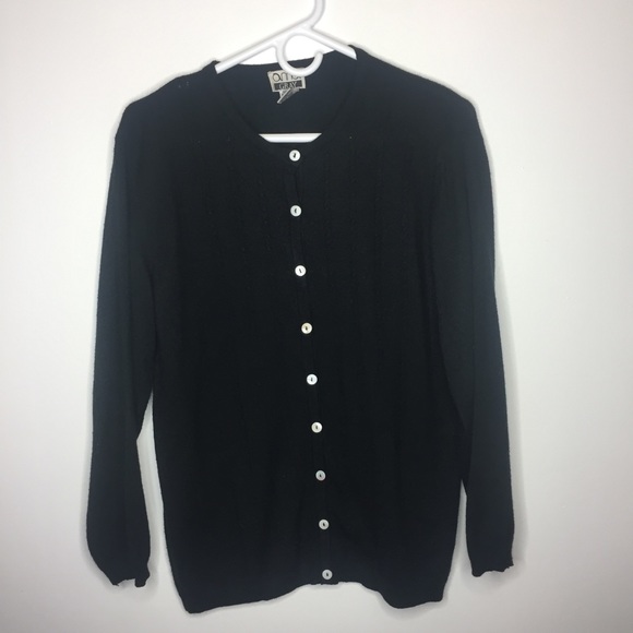 Anna Gray Medium Black Cardigan - Picture 1 of 4